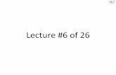 Lecture #6 of 26 - chem.uci.edu