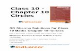RD Sharma Solutions for Class 10 Maths Chapter 10–Circles