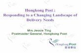 Mrs Jessie Ting Postmaster General, Hongkong Post