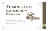 March 25th Community Center Presentation - Templeton, Iowa