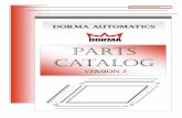 Dorma Parts Catalog Cover Page - Addison Automatics