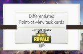 Differentiated Point-of-view task cards