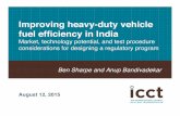 Improving heavy-duty vehicle fuel efﬁciency in India