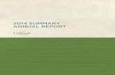 2014 SUMMARY ANNUAL REPORT - Uwharrie