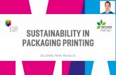 SUSTAINABILITY IN PACKAGING PRINTING - UPM Specialty papers