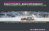 MATERIALFLOW AND FACTORY EQUIPMENT TRANSPORT LOGISTI