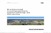External companies operating at Scania