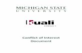 Conflict of Interest Document