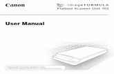 Flatbed Scanner Unit 102 User Manual