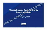 Massachusetts Port Authority Board Meeting