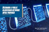 Becoming a public blockchain network infra provider