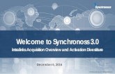 Welcome to Synchronoss 3
