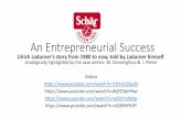 An Entrepreneurial Success