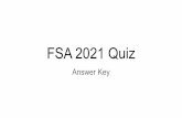 FSA 2021 Quiz - Formula Student Austria