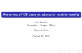 Robustness of IDS based on adversarial machine learning