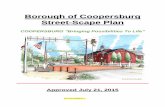 Borough of Coopersburg Street-Scape Plan