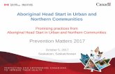 Aboriginal Head Start in Urban and Northern Communities