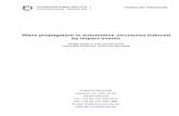 Wave propagation in automotive structures induced by ...