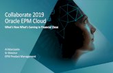 Collaborate 2019 Oracle EPM Cloud
