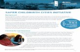 SAFER CHILDBIRTH CITIES INITIATIVE - Merck for Mothers