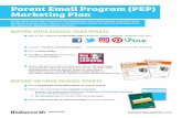 Parent Email Program (PEP) Marketing Plan