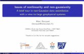Issues of nonlinearity and non-gaussianity