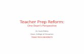 Teacher Prep Reform - sreb.org