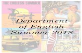 Department of English Summer 2018 - University at Buffalo