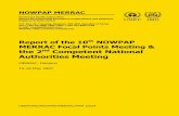 Report of the 10th NOWPAP MERRAC Focal Points Meeting ...