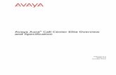 CC Elite Overview and Specification - Avaya