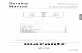 Service SC7S1 /F1N/N1G/U1G Manual Stereo Control Amplifier