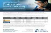 VIBRATION INSTITUTE Corporate Membership