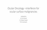 Ocular Oncology interferon for ocular surface malignancies