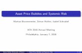 Asset Price Bubbles and Systemic Risk