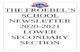 SCHOOL NEWSLETTER 2020-2021 LOWER SECONDARY SECTION