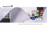 Creator of innovative flexible composite materials