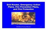 Exit Routes, Emergency Action Plans, Fire Prevention Plans ...