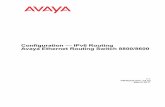 Configuration — IPv6 Routing Avaya Ethernet Routing Switch ...