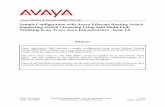 Sample Configuration with Avaya Ethernet Routing Switch ...