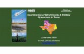 Coordination of Wind Energy & Military Operations in Texas