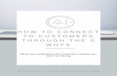 How to Connect to Your Customers Using the 5 Whys