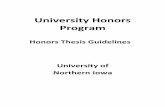 University Honors Program - hsp.uni.edu