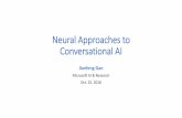 Neural Approaches to Conversational AI