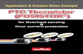 Application Solution Notes Example PTC Thermistor POSISTOR