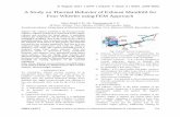 A Study on Thermal Behavior of Exhaust Manifold for Four ...