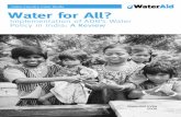 India Country Case Study WaterAid – Water for All Water ...