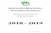 ASSESSMENT SCHEDULES - northlake-h.schools.nsw.gov.au