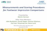 Measurements and Scoring Procedures for Footwear ...