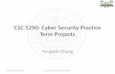CSC 5290: Cyber Security Practice Term Projects