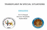 TRANSPLANT IN SPECIAL SITUATIONS